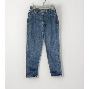 BRAXTON Jeans 80s Style Vtg Denim Mom Jeans Sz 14 Stone Wash Tapered Barrel Leg
